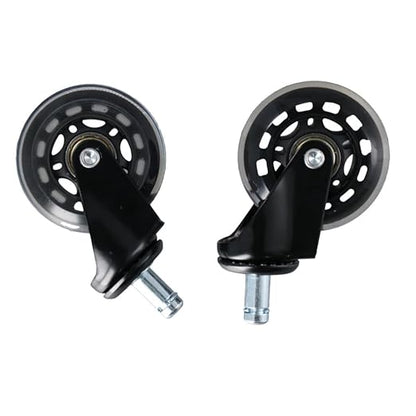 2Pcs Chair Wheel Durable Practical Multifunctional Universal Office Chair Swivel Caster Replacement Desk Wheel
