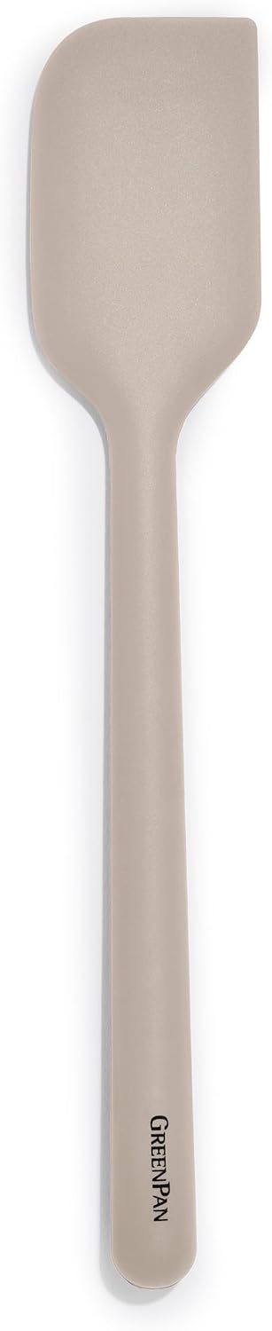 Carote Silicone Mixing Spatula, Scraping Baking Cooking Kitchen Utensil, Flexible Rubber Nonstick Cookware, Taupe