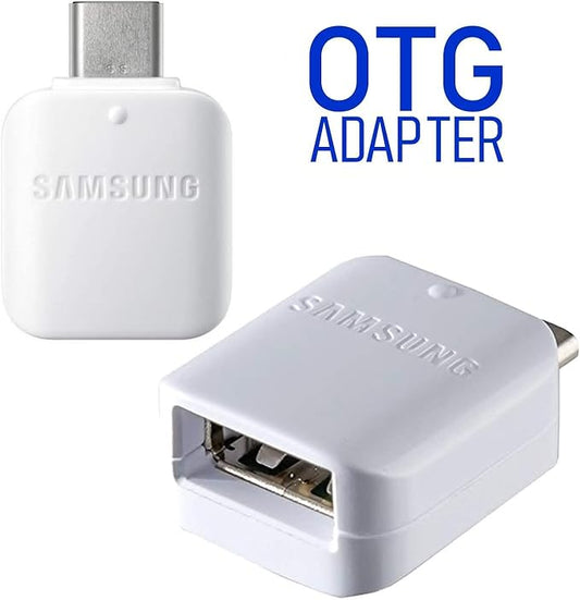 Adaptive Fast Charging Wall Charger Adapter for Samsung Galaxy S8 S10 S9 Plus EP-TA20JWE Bundled with UrbanX Type C Cable Cord - 6ft and OTG Adapter - Fast Charging Kit - 3 Items - White
