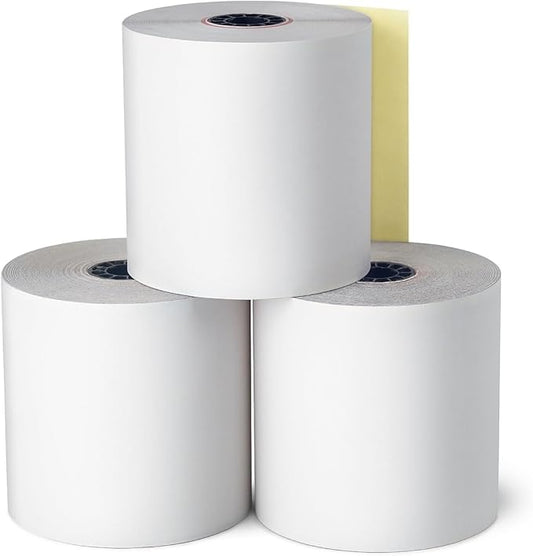 Staples 268243 Carbonless Paper Rolls 3-Inch x 85-Ft 10Pack (18223-CC)