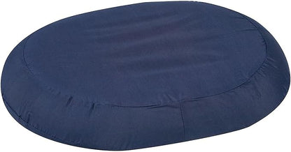 DMI Seat Cushion Donut Pillow and Chair Pillow for Tailbone Pain Relief, Hemorrhoids, Prostate, Pregnancy, Post Natal, Pressure Relief and Surgery, 18 x 15 x 3, Navy