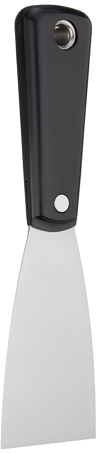 Basics Flex Professional Grade Putty Knife Scraper with Carbon Steel Blade, 2"