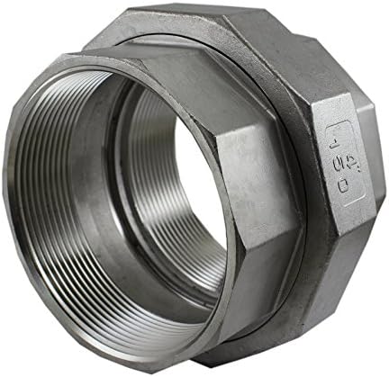 Duda Energy Union 4" Female Ports Stainless Steel Pipe Fitting