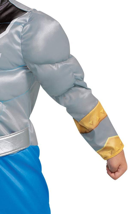 Disguise Blue Power Ranger Costume for Toddlers, Official Power Rangers Dino Fury Outfit with Mask, Size Medium (3T-4T)