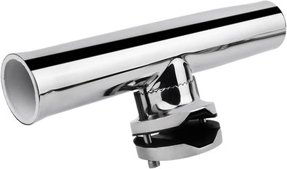 Stainless Steel Suitable for 32-50MM Pipe 360° Clamp Fishing Rod Holder 1-1/4'' to 2''Boat Accessories Marine