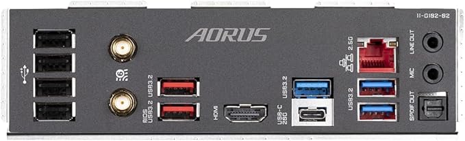 GIGABYTE Z790 AORUS ELITE AX DDR4 Intel LGA 1700 ATX Motherboard, 4x DDR4 128GB, 3x PCI-E x16, 4x M.2, 4x SATA, 5x USB 3.2, 1x USB-C, 4x USB 2.0