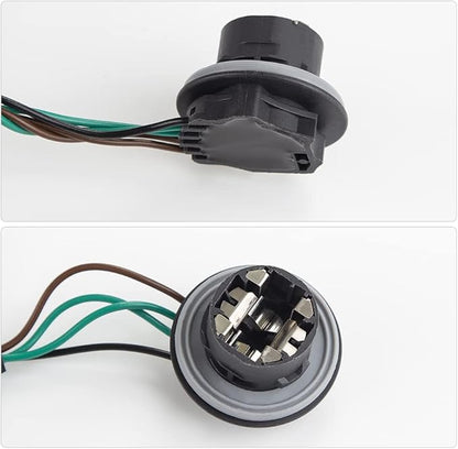 Compatible with Headlight Wiring Harness GMC Sierra 1500 2007 2008 2009 2010 2011 2012 2013 and GMC Sierra 2500 HD 3500 HD 2007 to 2014, Headlamp Wiring Harness, Front Lamp Socket Wire 15841610