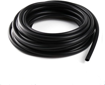 Universal High Performance Silicone Vacuum Tubing Hose 3mm, ID 18" Rubber Tubing Hose 10 FT (3 Meter) per roll, Black