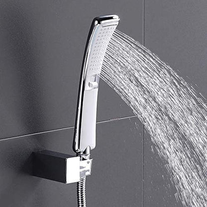 Waterfall 2 Function Hand Held Shower Head Pressure Rain Shower Sprayer Set Water Saving