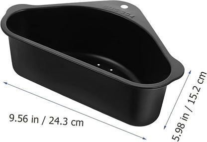 Kitchen Sink Food Drain Basket Triangle Design Easy to Assemble Drying Basket