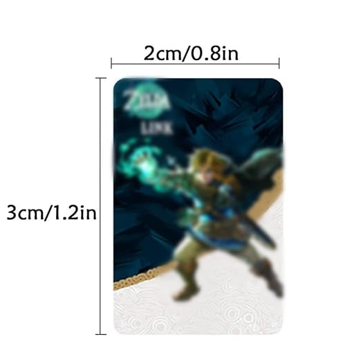 BeyondNice 40 Pcs Mini NFC Cards Compatible with tears of Kingdom Legend ZLD Breath of Wild