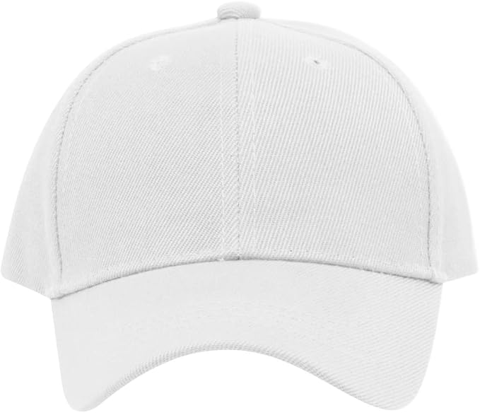 TOP HEADWEAR Blank Kids Youth Baseball Adjustable Hook and Loop Closure Hat