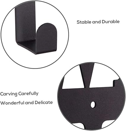 Towel Hooks for Bathroom Wall Multifunctional Storage Hook Decorative Hanger Iron Material Modern Design Easy Install