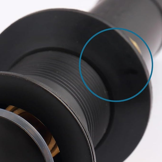 Stylish Matte Black Sink Drain for Comfort, Anti-Clogging Design, Easy Installation  Modern