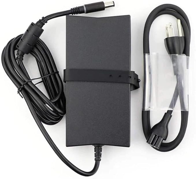 Original 130W ACDC Adapter Compatible with Dell Vostro 3750 Latitude 5501 5591 5401 5491 E6540 5424 5420 Rugged Laptop PC 19.5V 6.7A 130watt 130 Watt Power Supply Cord Battery Charger Cable PSU