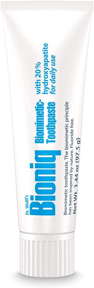 Bioniq Classic - 20% Hydroxyapatite Toothpaste, bioHAP and Fluoride Free for Daily Use, Clinically Tested - Our Expert Enamel Care, Mint Flavor - 1 x 3.44 Oz