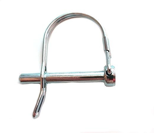 (10 Pieces) Heavy Duty Safety Coupler Pin,Round Wire Shaft Locking Pin Pto Pin 14" x 1-38"Round Arch Hitch Pin Wire Retainer for Farm Trailers Lawn