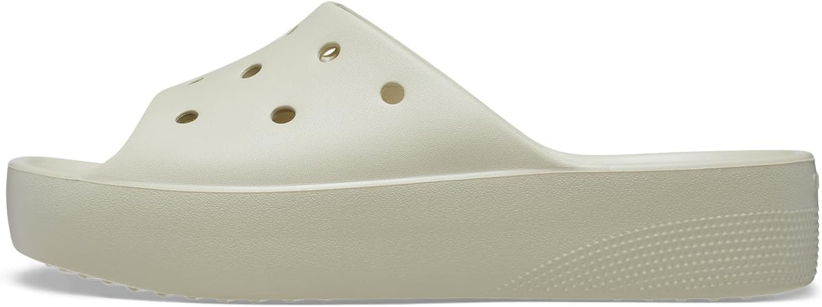 White Crocs Women's Classic Slide | Platform Sandals