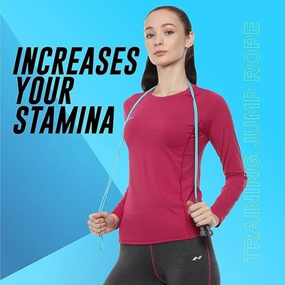 Skipping Rope for Men, Women & Children, Jump Rope for Exercise, for Workout & Weight Loss, Exercise Rope, Skipping Rope for Training, Sports Fitness Gym