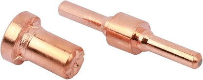 20/40/80/160 Pcs PT31 LG40 Plasma Cutter Electrode Tips Cup Nozzle Nickel Plated Consumables Kit for PT-31 CUT40 CUT50 PLC50D HYC410