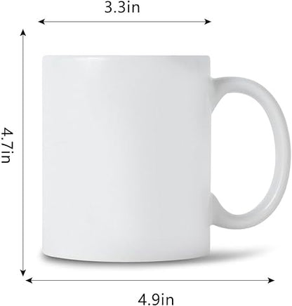 Premium Blank Sublimation Ceramic Mug White Mug for DIY Designs Heat Transfer Coffee Tea Drinking Mugs (15oz, 12 Pack)