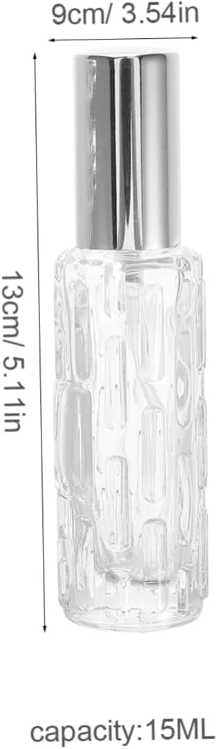 4pcs Transparent Glass Bitters Spray Bottles with High Sensitivity Pump for Absinthe and Cocktail Ingredients Home Bars and Professional Bartending