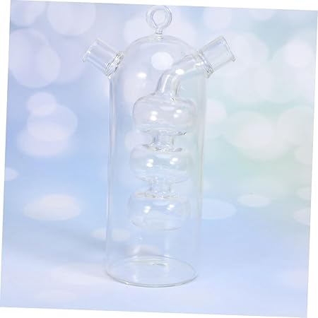 DECHOUS Kitchen Oil Dispenser Bottle 2-in-1 Oil Water Separator Glass Heatproof