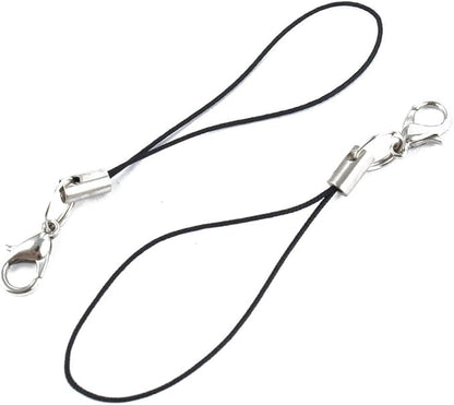 uxcell Metal Nylon 5cm 2" Long Lobster Clasp Closure Keychain Key Chain Strap