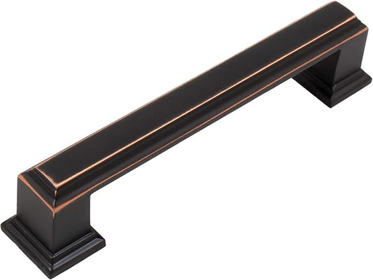 Stone Harbor Hardware Metropolis Cabinet Pull, 96 Millimeters, Vintage Bronze