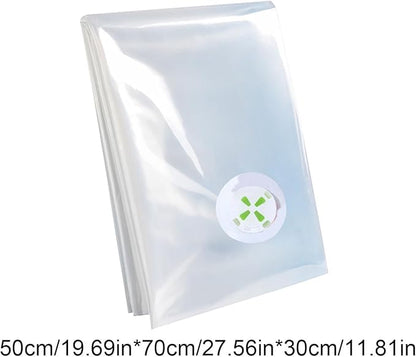 Vacuum Seal Bags for Bedding Reusable Hand Vacuum Packing Bags for Travel No Vacuum Needed Compression Packing Bag Storage Bag for Clothing Pillows Quilt (19 x 27 x 11.5 inch)