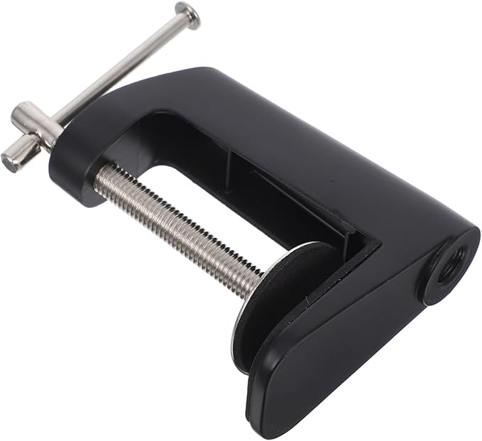 Universal Desk Clamp Stand Aluminum G-shape Bracket for Table Lamp Boom Arm Mounting