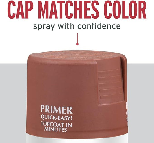 Rust-Oleum 7769830 Stops Rust Rusty Metal primer Spray, 12 oz, Flat Brown