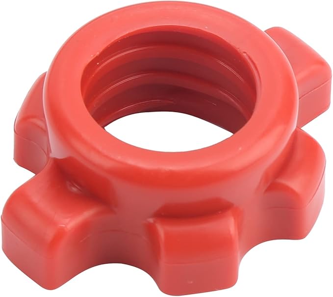Barbell Bars, Rubber Dumbbell Bars Weight Lifitng 2Pcs 40CM with 4Pcs Nuts for Exercises for Training