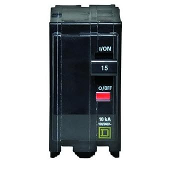 Square D QO 15 amps Plug In 2-Pole Circuit Breaker