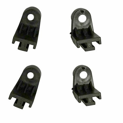 Electric Radiator Fan Mounting Kit 4 Pack Legs L Bracket Tabs Feed Plastic Clips