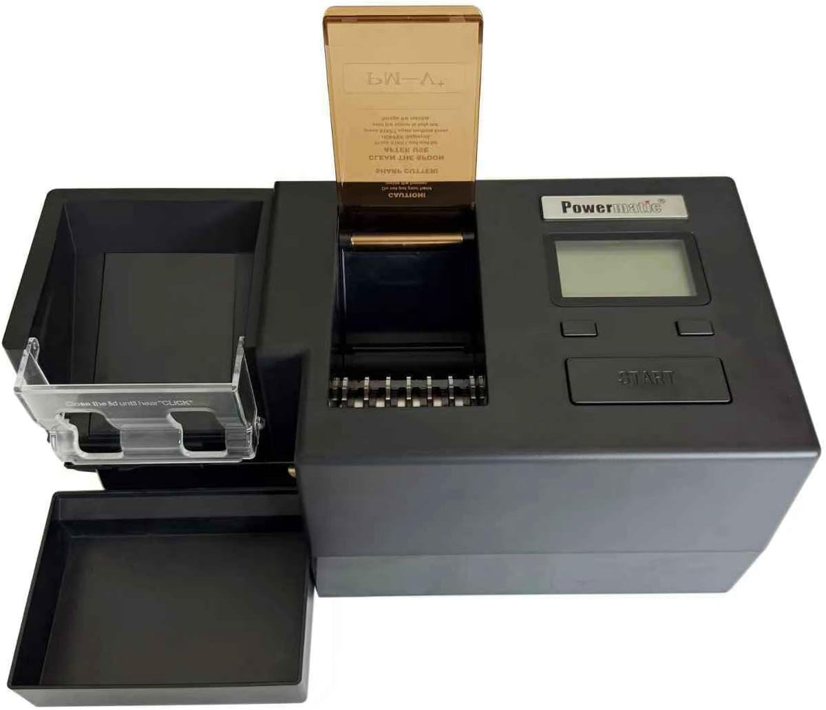 Powermatic V+ Electrical Cigarette Injector Machine with Tobacco Hopper and Auto Tube Loading