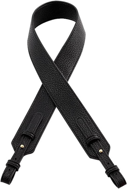 Grain Leather Purse Strap Adjustable Crossbody Replacement Straps for Handbags Monk Head Screws Detachable