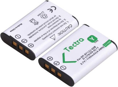 Tectra Charger Only, for NP-BY1 EN-EL11 LI-60B D-Li78 Compatible with Nikon Coolpix S550 S560 Sony Action Cam Mini HDR-AZ1VR AZ1 AZ1V AZ1VR Olympus FE-370