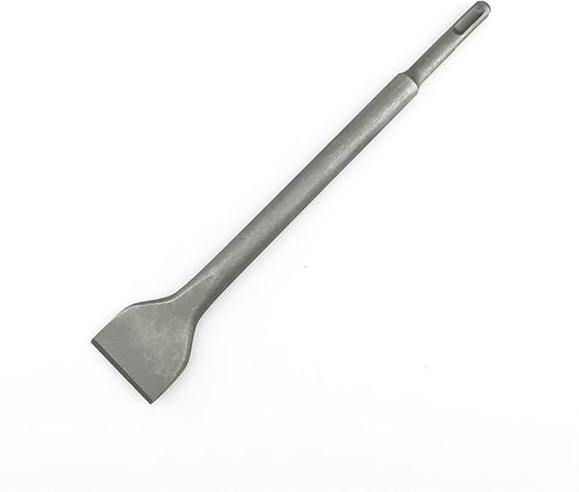 1-12 Inch SDS-Plus Tile  Concrete Thinset Scaling Chisel Bit for Floor and Wall Tile Concrete Mortar Thinset Brick 10 Inch Long Flat Chisel Bit 40 x 250mm (1.5" x 10") Chipping Bit