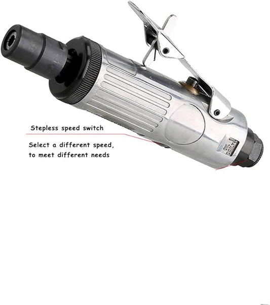 14 Inch Air Die Grinder, 25,000 RPM Free Speed,14 Inch (6MM) and 18 Inch (3MM) collet,Mini and Compact Size,Polishing Tool