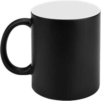 Custom Magic Photo Coffee Cups, Personalized Color Changing Coffee Mug with Picture Text- Heat Sensitive, Tazas Personalizadas Gifts for Men  Women (Ceramic, Color-Changing Mug)