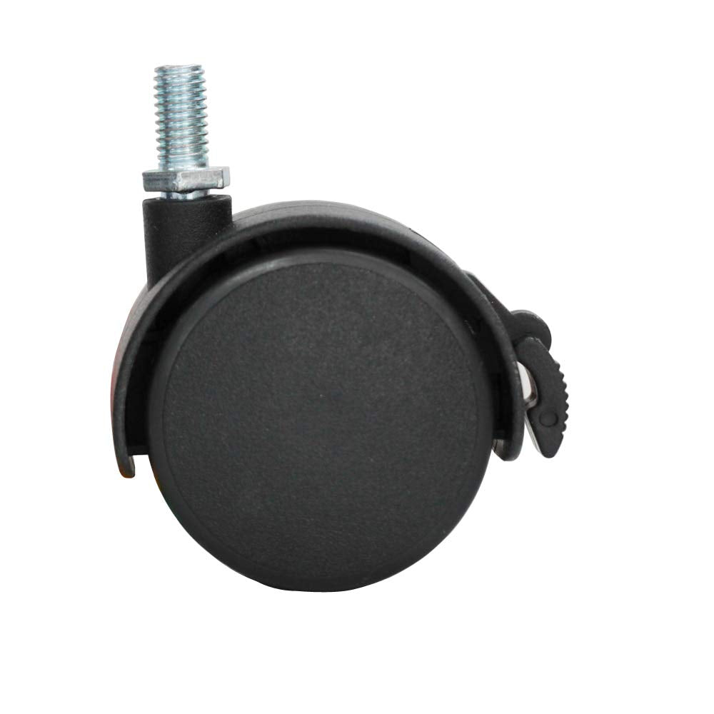 VIZ-PRO Mobile Whiteboard Caster Wheels 1.5 Inch, Black, Set of 4