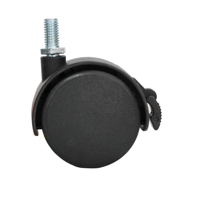 VIZ-PRO Mobile Whiteboard Caster Wheels 1.5 Inch, Black, Set of 4