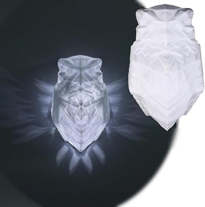 Halloween 3D Owl Wall Light Gothic LED Night Light Eagle Statue Lamp Animal Sculpture Wall Bald Gift for Halloween Stairway, Hallway,Kitchen