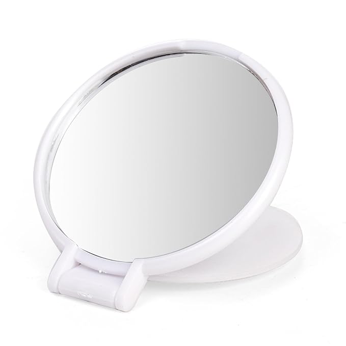ZOOFOX 50 Pieces Compact Mirror Bulk, Round Makeup Mirror for Purse, Mini Folding Mirror for Women Girls Travel Daily Use