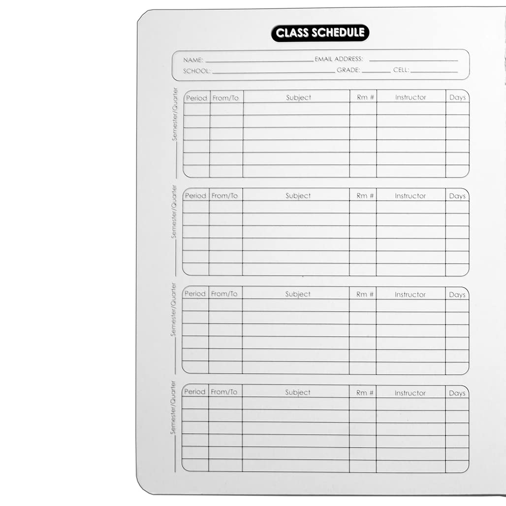 Top Flight Sewn Marble Composition Book, Black/White, Quad Rule, 4 Squares per Inch, 9.75 x 7.5 Inches, 200 Sheets