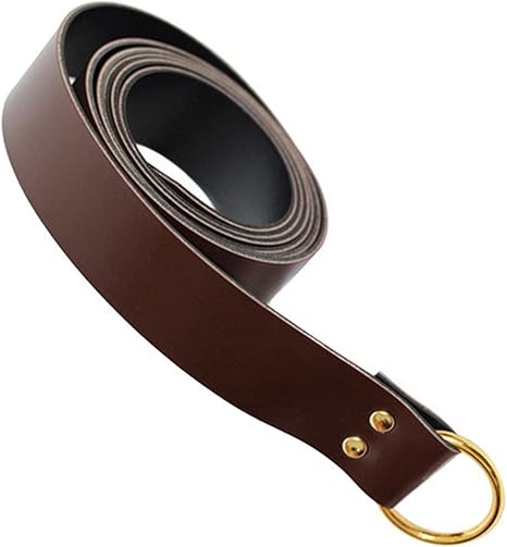 Medieval Belt Viking Belt for Men Renaissance Accessories Leather Ring Knight Belt Ren Faire Belt Cosplay Accessories