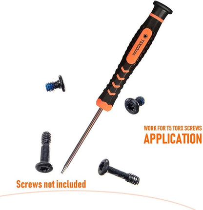 TECKMAN T5 Torx Screwdriver, 6-pointed Precision Screwdriver for Laptop and Macbook Air Battery Disassembly and Hard Disk Replacement