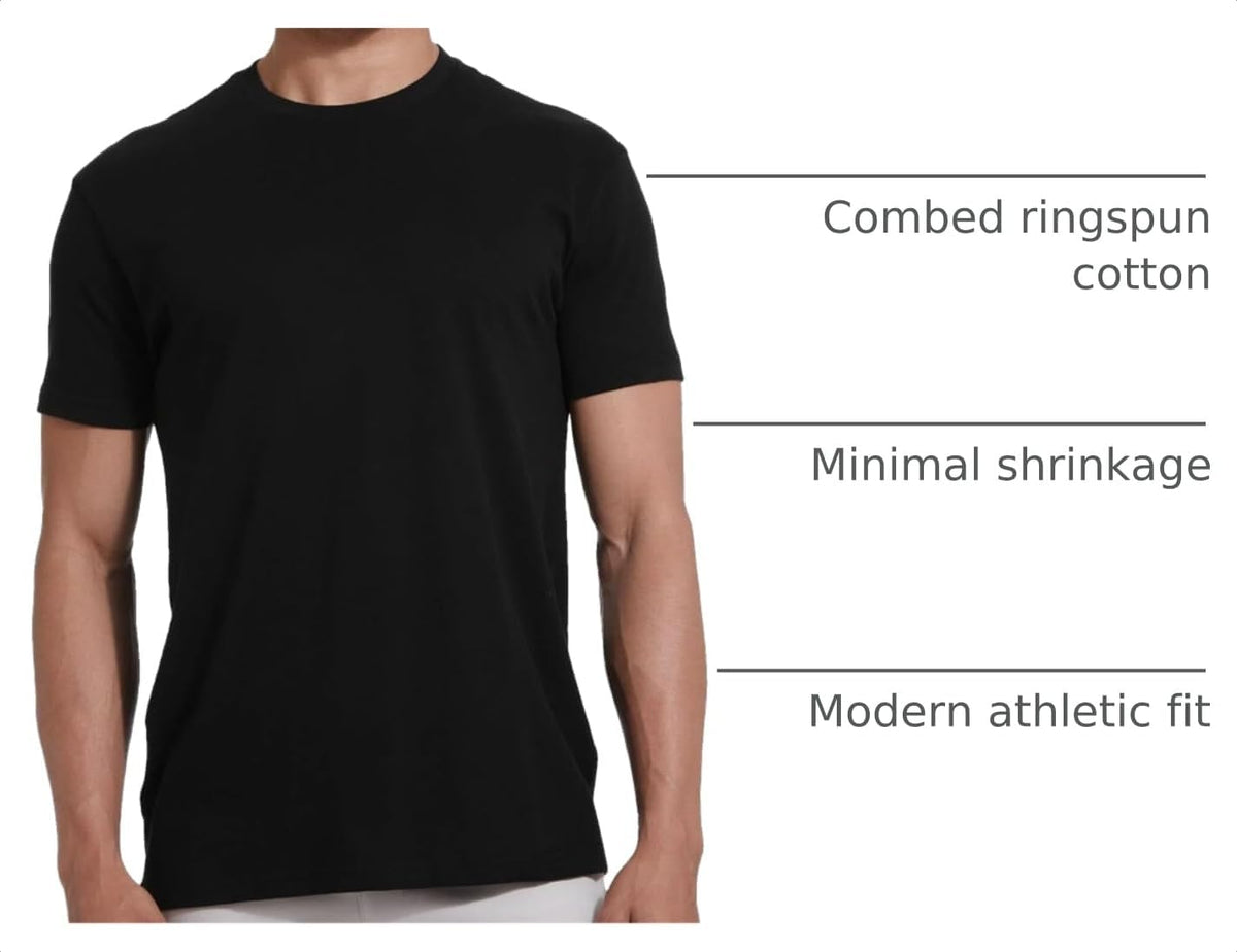 True Classic Men's Short Sleeve Crew Neck T-Shirt