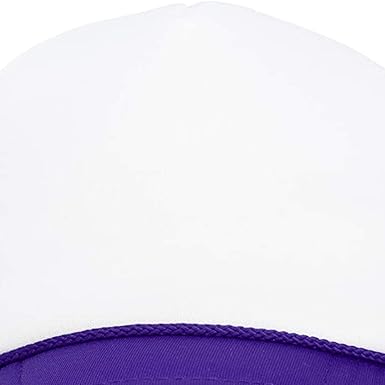 MR.R Sublimation Blanks Polyester Mesh Cap Mesh Hat Two Tone Trucker Summer Mesh Cap with Adjustable Snapback,2pcs per Pack